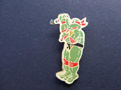 De Turtles Michelangelo met nunchaku's